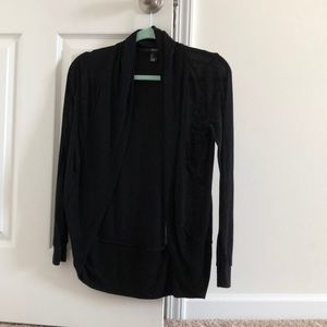 Black cardigan